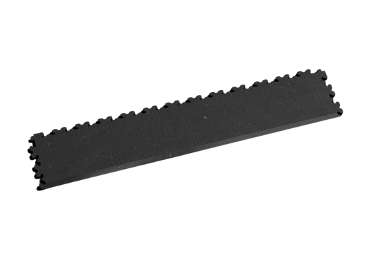 Rampe pour dalle PVC clipsable Fortelock XL - Cuir 2230 - Noir - Eco-recyclée - 4mm