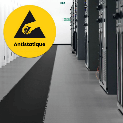 Image d'un sol antistatique dans un data center article blog