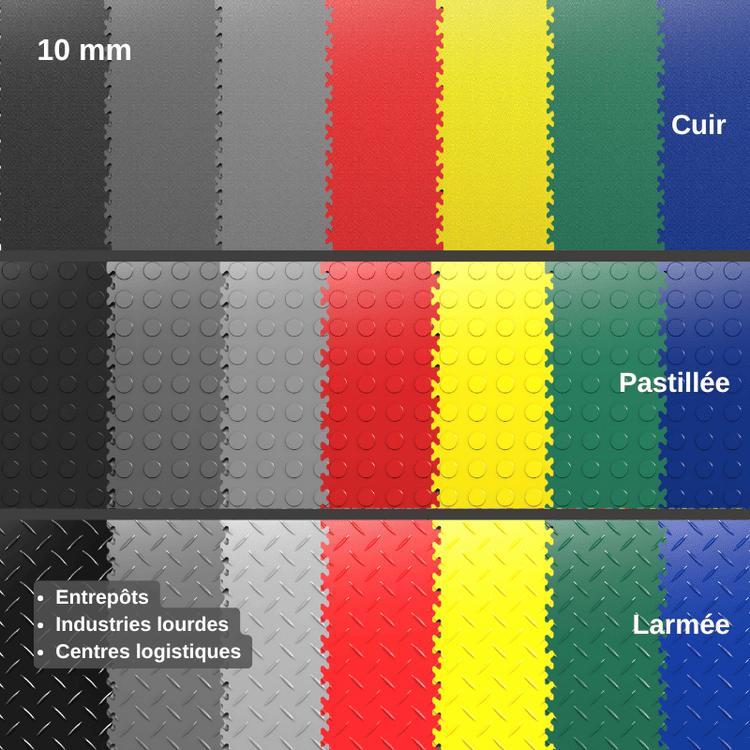 Gamme dalles pvc Fortelock Ultra 10mm