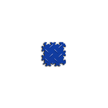 Coin PVC de marquage – Fortelock Industry 7 mm – Larmée (2017) · Bleu