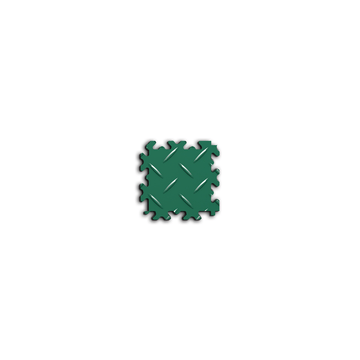 Coin PVC de marquage – Fortelock Industry 7 mm – Larmée (2017) · Vert