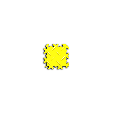 Coin PVC de marquage – Fortelock Industry 7 mm – Larmée (2017) · Jaune