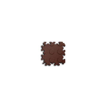 Coin PVC de marquage – Fortelock Industry 7 mm – Pastillée (2047) · Marron Classique