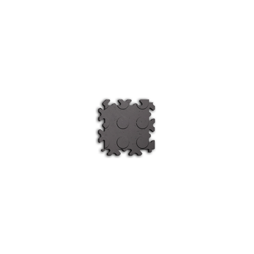 Coin PVC de marquage – Fortelock Industry 7 mm – Pastillée (2047) · Graphite Classique