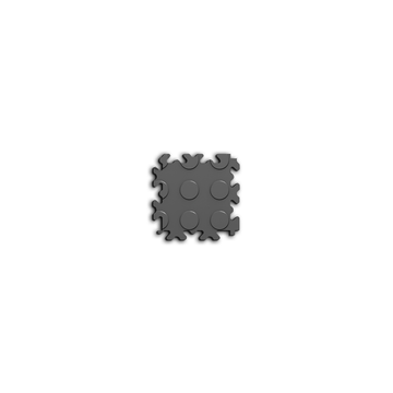 Coin PVC de marquage – Fortelock Industry 7 mm – Pastillée (2047) · Graphite