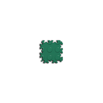 Coin PVC de marquage – Fortelock Industry 7 mm – Pastillée (2047) · Vert