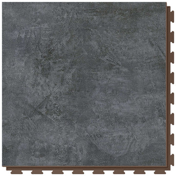Dalle PVC Clipsable Fortelock Business - 7mm – Marron