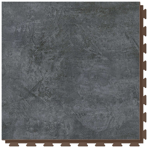 Dalle PVC Clipsable Fortelock Business - 7mm – Forsen Dark Sky – joint Marron