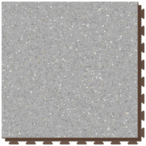 Dalle PVC Clipsable Fortelock Business - 7mm – Sauda Hidden Treasure – joint Marron