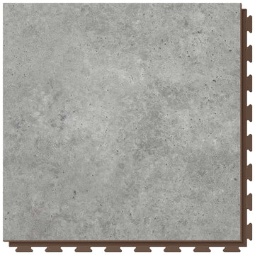 Dalle PVC Clipsable Fortelock Business - 7mm – Marron