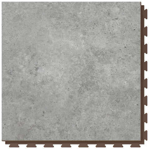Dalle PVC Clipsable Fortelock Business - 7mm – Tornes Full Moon – joint Marron