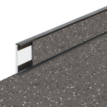Plinthes PVC Fortelock Business - 2000 × 58 mm – Graphite