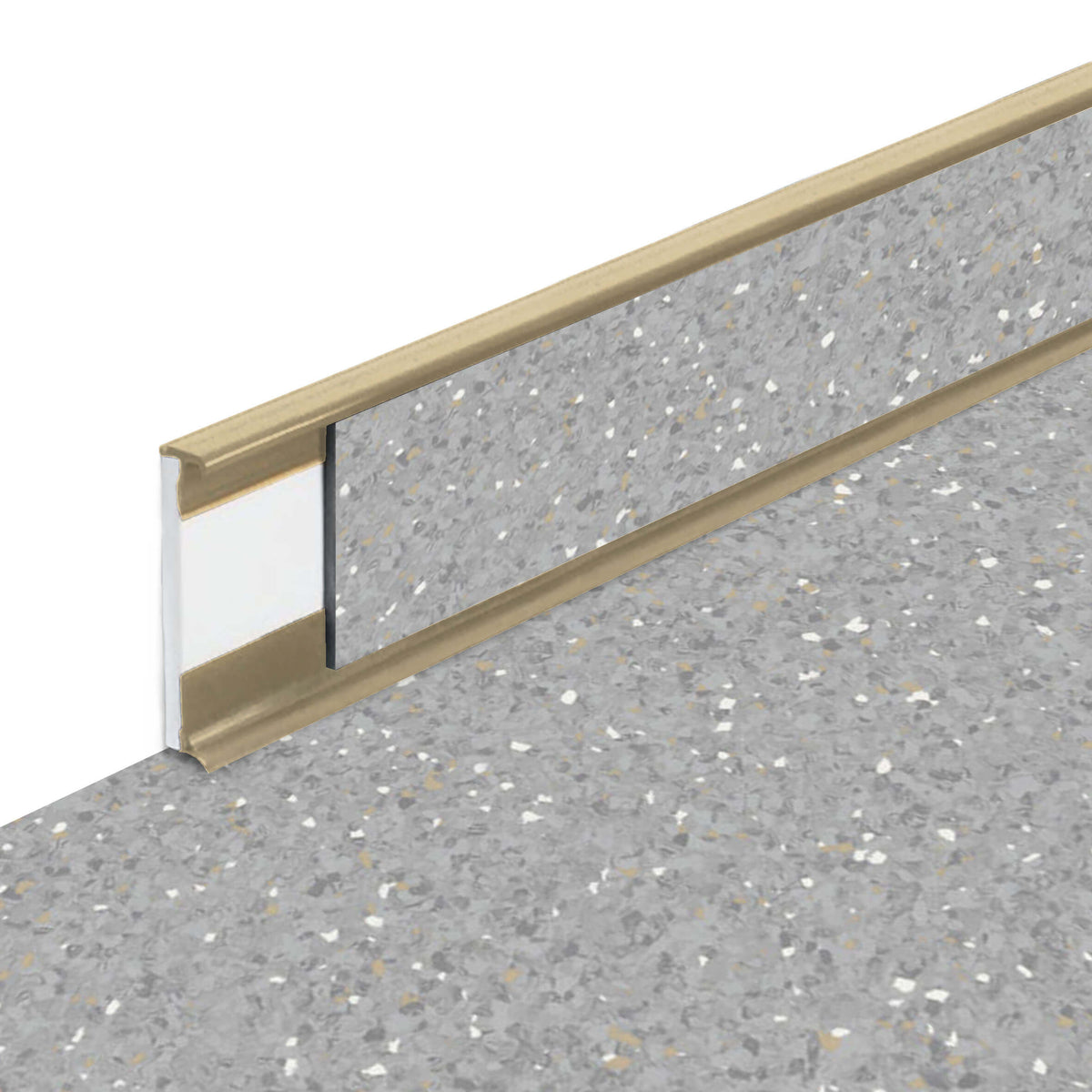Plinthe PVC Fortelock Business 2000 × 58 mm – Sauda Hidden Treasure, Beige