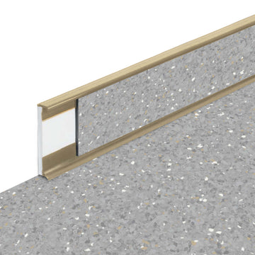Plinthes PVC Fortelock Business - 2000 × 58 mm – Beige