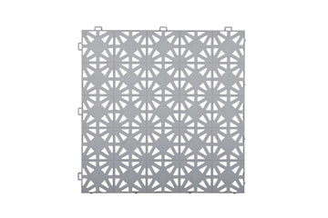 Dalle clipsable ajourée Hestra Classic - LOT de 11 – Gris clair