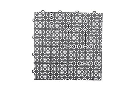 Dalle clipsable ajourée Hestra Universa - LOT de 11 – Gris foncé