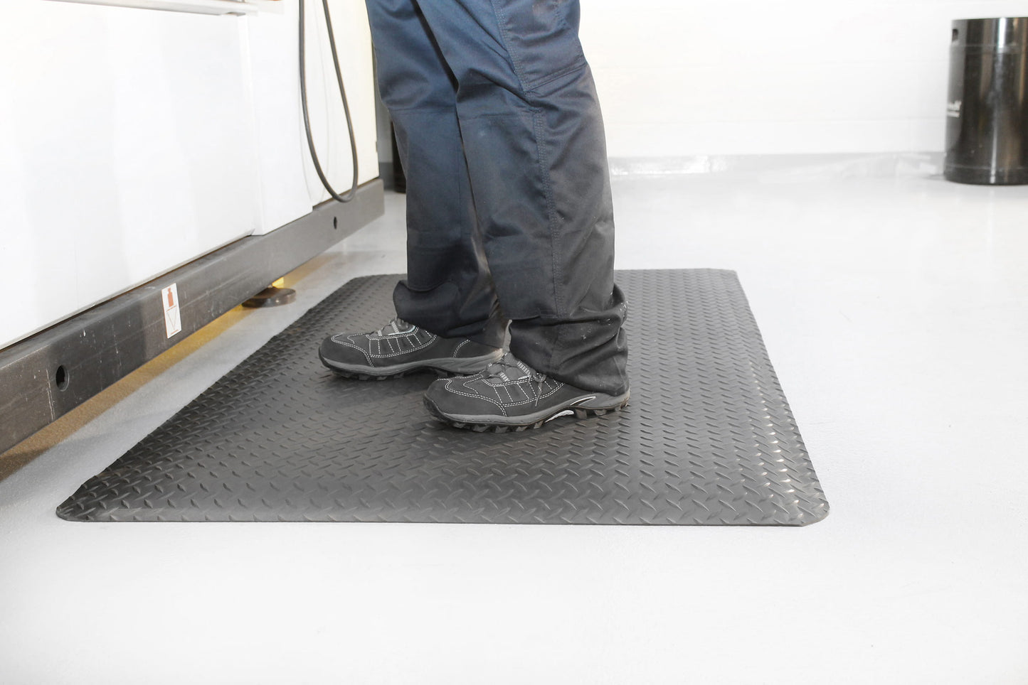 Deckplate - Tapis anti-fatigue industriel haute résistance - 15 mm