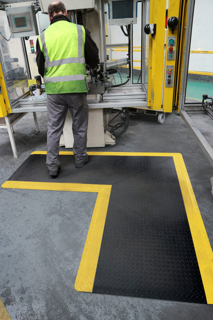 Deckplate - Tapis anti-fatigue industriel haute résistance - 15 mm