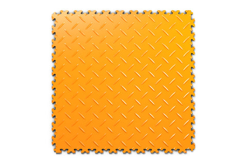 Dalle PVC Clipsable Fortelock Industry - 7mm – Larmée (2010) – Orange