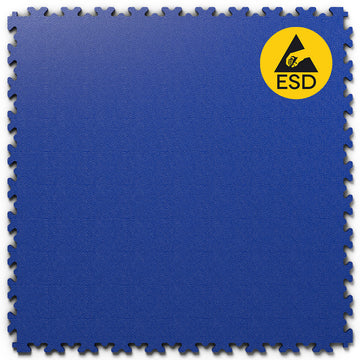Dalle PVC Clipsable Fortelock ESD - 7mm – Bleu