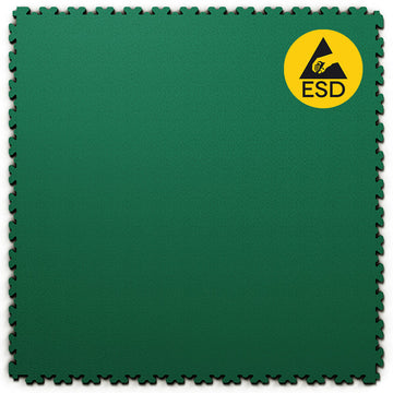 Dalle PVC Clipsable Fortelock ESD XL - 4mm – Vert