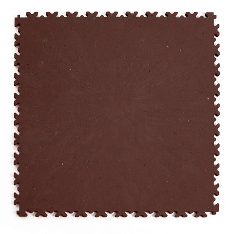 Dalle PVC Clipsable Fortelock Industry - 7mm – Cuir (2020) – Marron Classique