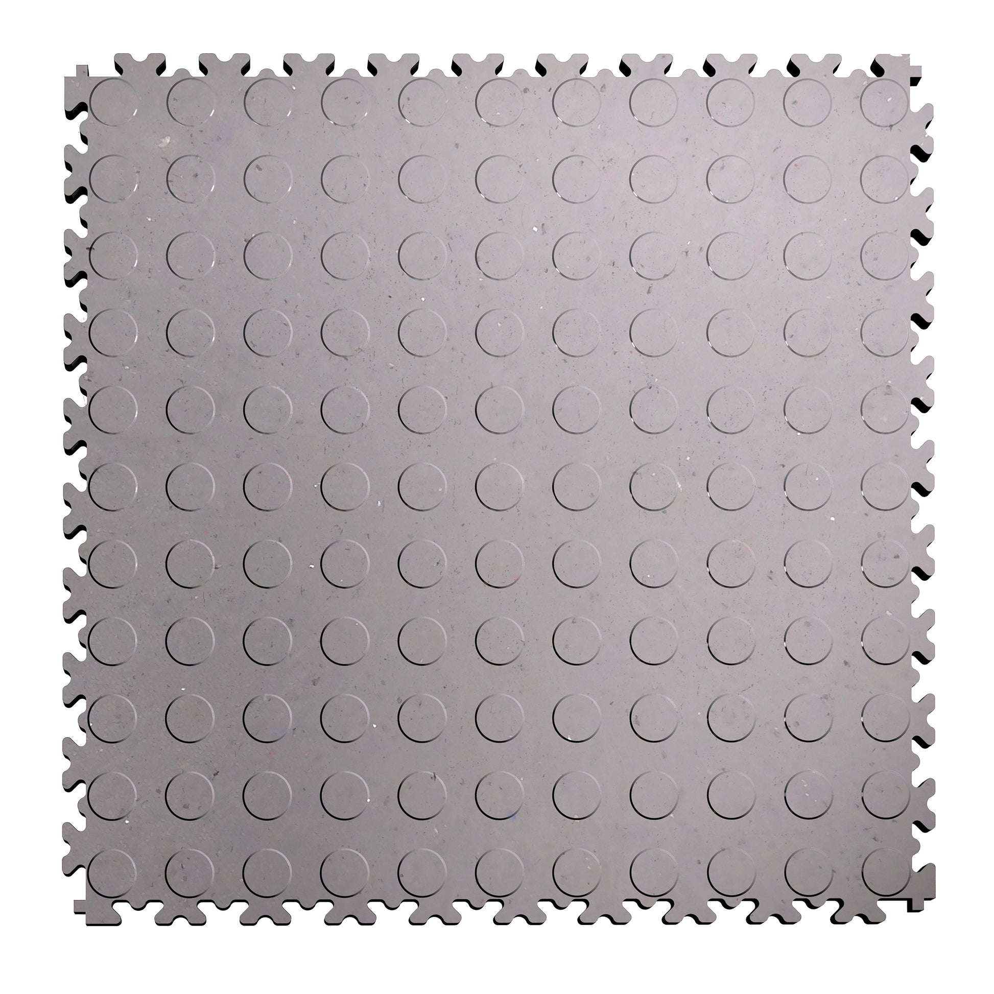 Dalle PVC Clipsable Fortelock Industry 7mm - ECO - Finition Pastillée - Coloris Gris Clair - Sol écoresponsable, idéal pour les environnements professionnels modernes.
