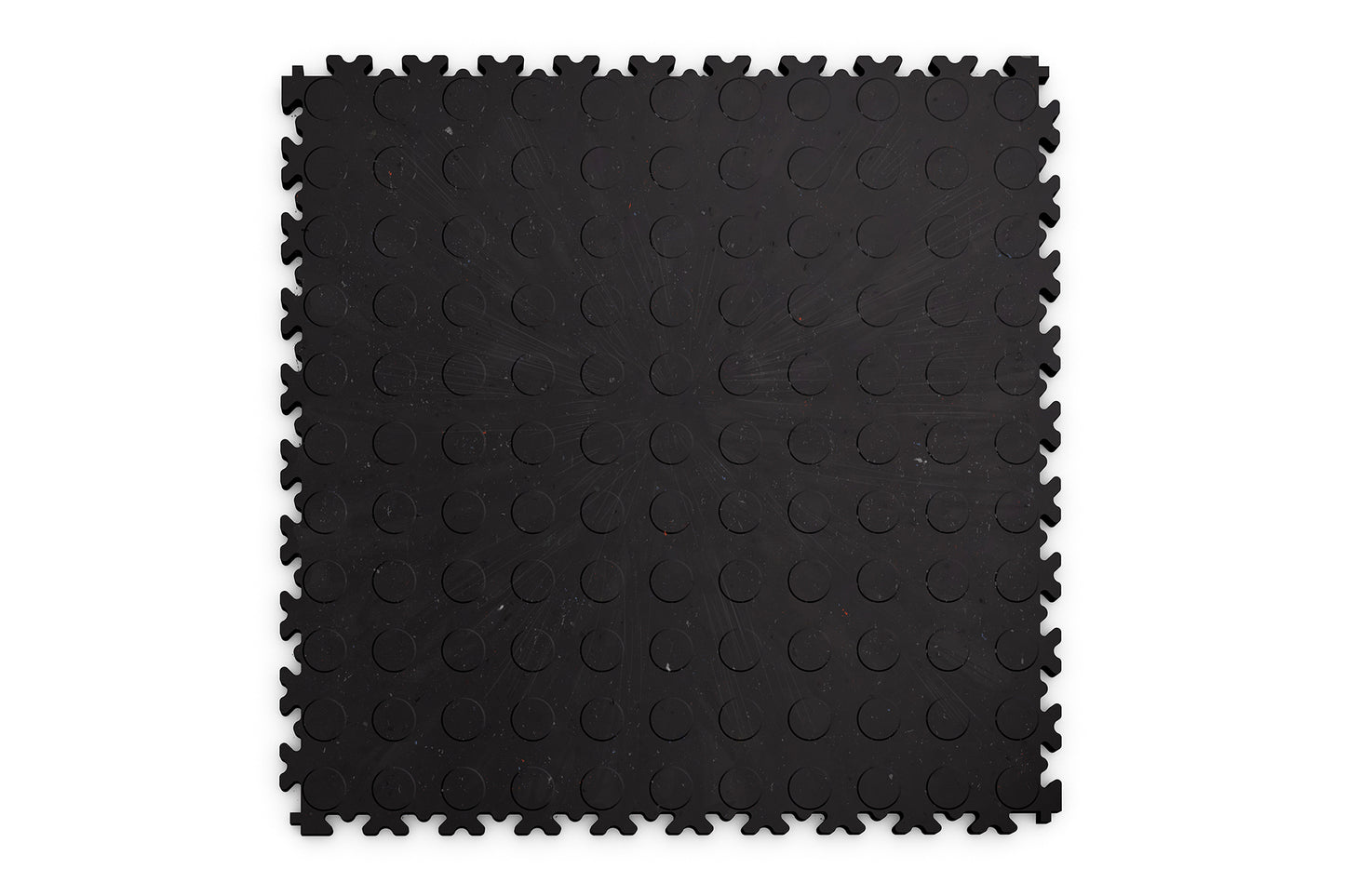 Dalle PVC Clipsable Fortelock Industry 7mm - ECO - Finition Pastillée - Coloris Noir - Sol robuste et écologique, idéal pour ateliers, entrepôts et zones industrielles.