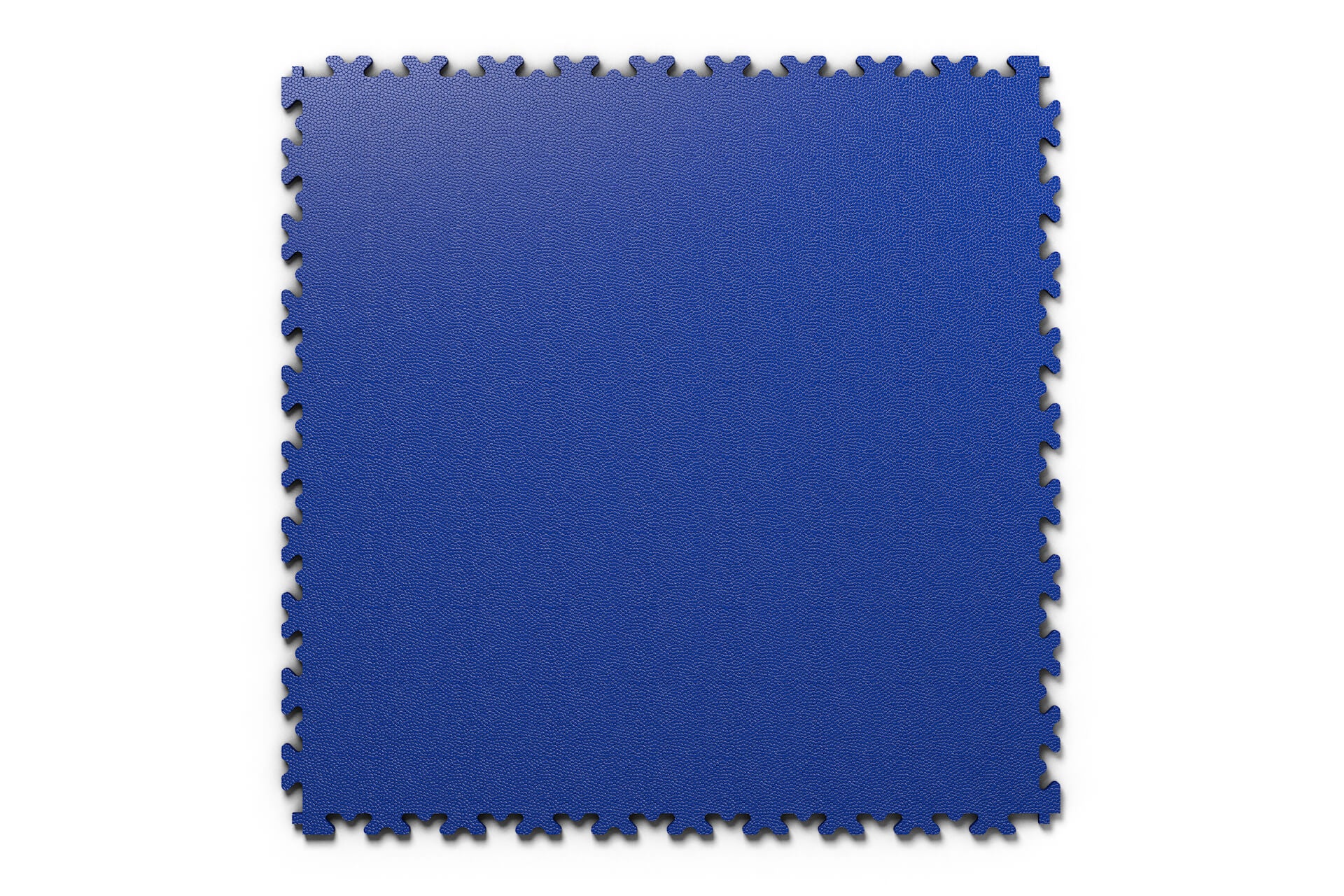 Dalle PVC Clipsable Fortelock Industry 7mm - Standard - Finition Cuir - Coloris Bleu - Durable et esthétique, idéale pour les ateliers, garages et espaces logistiques.