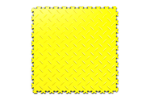 Dalle PVC Clipsable Fortelock Industry - 7mm – Larmée (2010) – Jaune