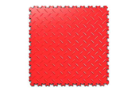 Dalle PVC Clipsable Fortelock Industry - 7mm – Larmée (2010) – Rouge