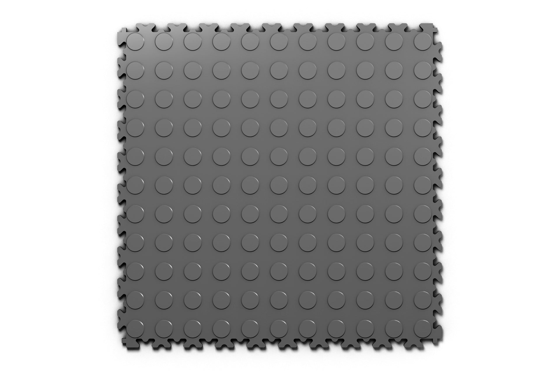 Dalle PVC Clipsable Fortelock Industry 7mm - Finition Pastillée - Standard - Coloris Graphite - Solution esthétique et résistante pour les environnements professionnels exigeants.