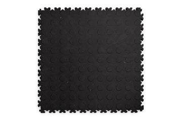 Dalle PVC Clipsable Fortelock Industry Ultra - 10mm – Pastillée (2440) · Noir Classique