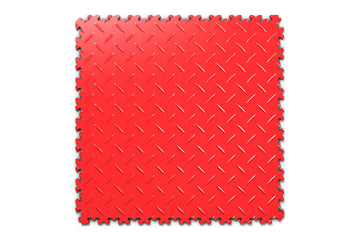 Dalle PVC Clipsable Fortelock Industry Ultra - 10mm – Larmée (2410) · Rouge