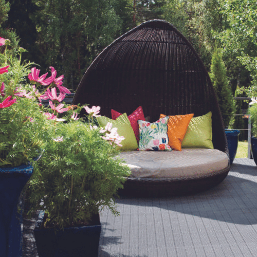 Hestra Universa 12 mm – sur une terrasse