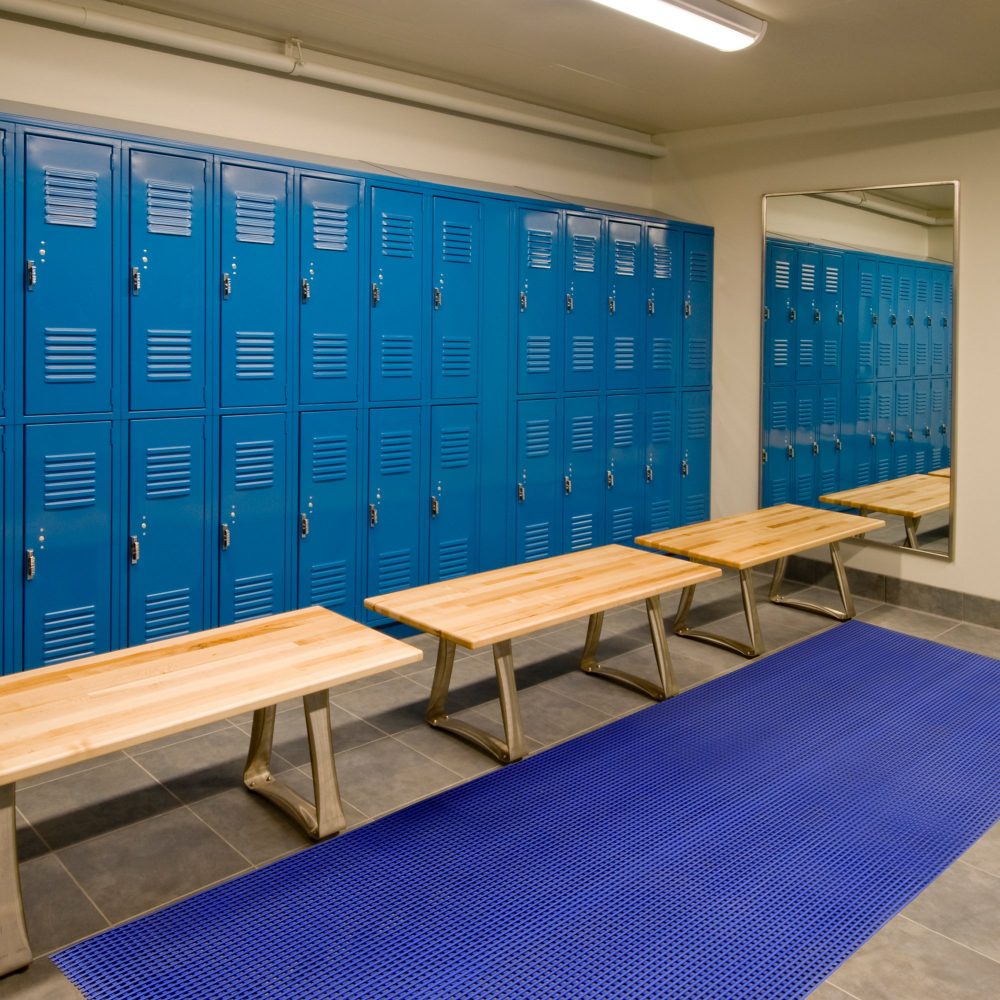 DeckStep dans un vestiaire