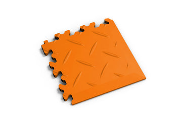 Angle pour dalle PVC Clipsable Fortelock Industry 7mm – Larmée (2016) · Orange