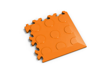 Angle pour dalle PVC Clipsable Fortelock Industry 7mm – Pastillée (2046) · Orange