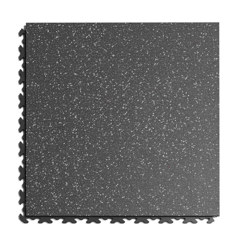 Dalle PVC Clipsable Fortelock Invisible Impression Granit – 6,7 mm – Graphite Classique