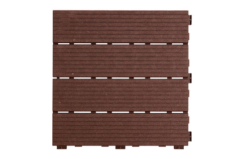 Dalle Extérieure Clipsable Tereco – Imitation Bois – 