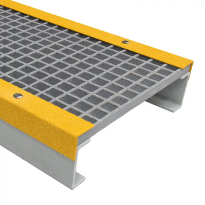 Passerelle de franchissement COBAGRiP Stepover en PRV gris et jaune