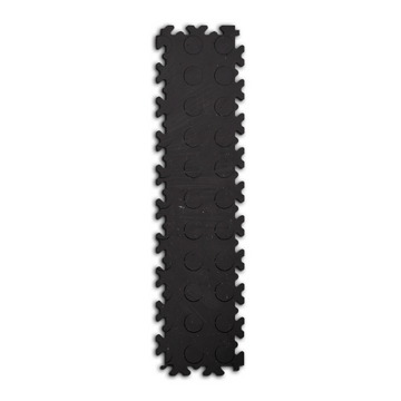 Bande de marquage PVC Fortelock Industry Ultra 10 mm - Étroite – Pastillée (2444) · Noir Classique