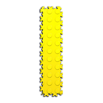 Bande de marquage PVC Fortelock Industry Ultra 10 mm - Étroite – Pastillée (2444) · Jaune