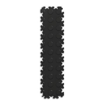 Bande de marquage PVC Fortelock Industry Ultra 10 mm - Étroite – Pastillée (2444) · Noir