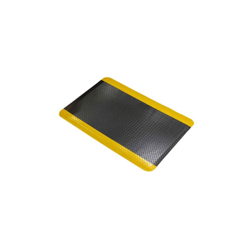 Deckplate - Tapis anti-fatigue industriel haute résistance - 15 mm – Noir / Jaune