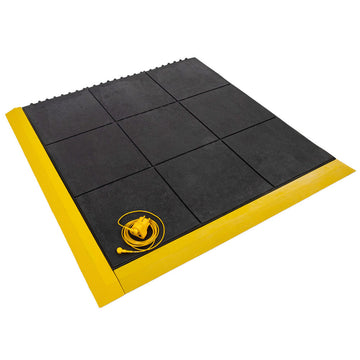Dalle anti-fatigue ESD Fatigue-Step Solid – 90 × 90 cm – 18 mm – Dalle 90 × 90 cm avec fiche ESD