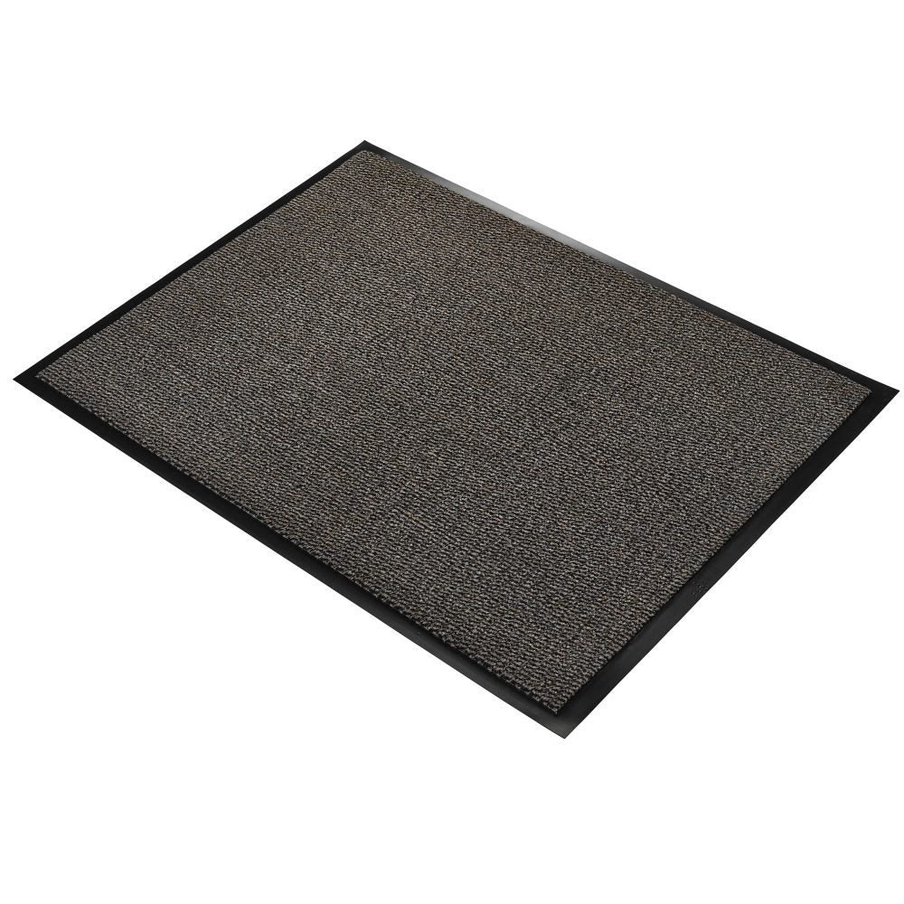 Tapis Vyna-Plush noir/marron 90 × 120 cm