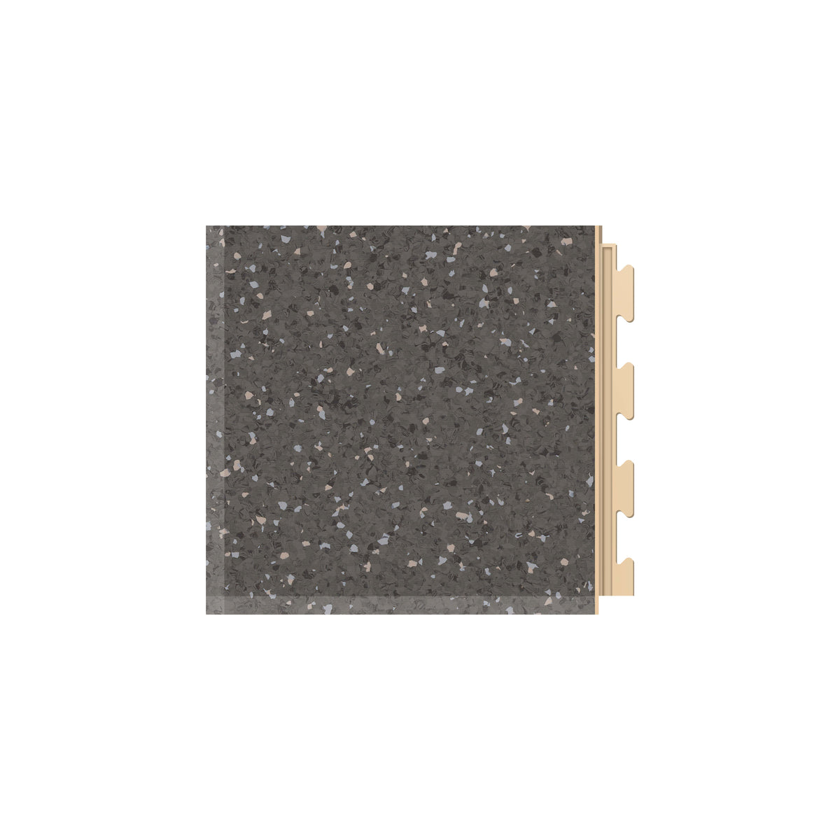 Angle PVC clipsable Fortelock Business – Sauda Cold Lava, Beige, modèle A