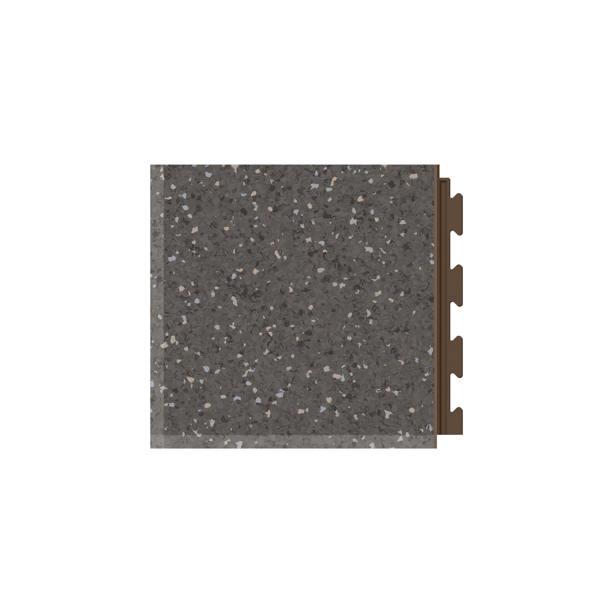 Angle PVC clipsable Fortelock Business – Sauda Cold Lava, Marron, modèle A