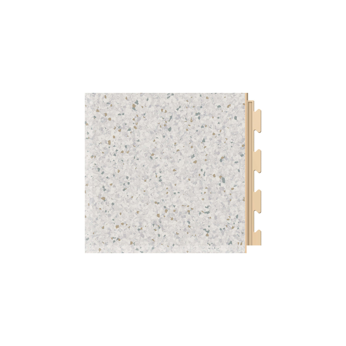 Angle PVC clipsable Fortelock Business – Sauda Gold Rush, Beige, modèle A